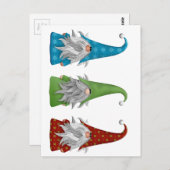 Gnome Postkarte (Vorne/Hinten)