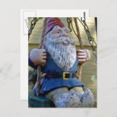 Gnome Postkarte (Vorne/Hinten)