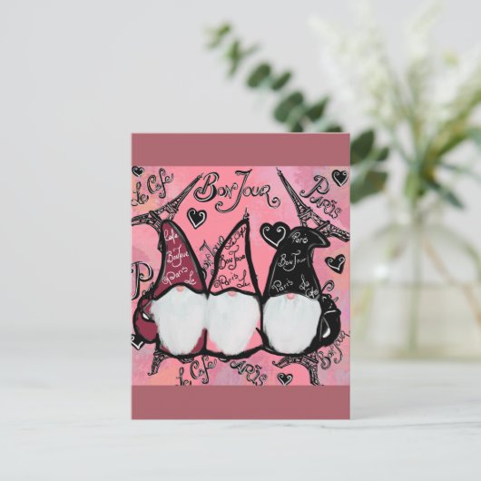 GNOME POSTKARTE (Stehend Vorderseite)