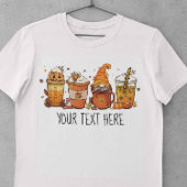 Gnome Pumpkin Fall T-Shirt Retro Design Halloween