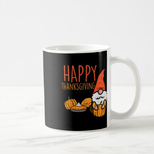 Gnome Pumpkin Niedlich Fall Männer Wom Kaffeetasse (Rechts)