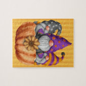 Gnome Pumpkin Trio Puzzle (Horizontal)