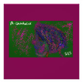 Gnome Quilted Pattern  Fotodruck (Vorne)