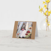 GNOME & RACCOON HAT FANTASY KARTE (Gelbe Blume)