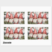 Gnome Rechteckiger Aufkleber (Blatt)
