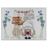 Gnome Recipe Schneidebrett (Vorderseite)