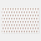 Gnome Reindeer Geschenkpapier Set (Vorderseite 2)