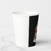 Gnome Ride English Bulldog Christmas Weihnachten W Pappbecher (Rechts)