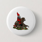 Gnome Riding a Sloth Button (Vorderseite)