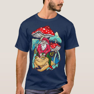 Gnome Riding auf Bufo Alvarius Toad Mushroom Fanta T-Shirt