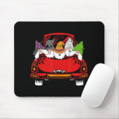 Gnome Riding Car Lazy Halloween Kostüm Ghost Witc Mousepad (Mit Mouse)
