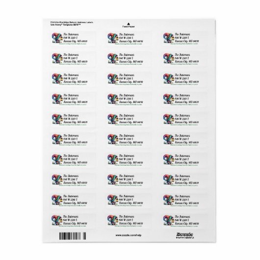 Gnome-Rücksendeadresse (Vorne)