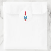 Gnome Runder Aufkleber (Tasche)