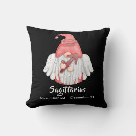 Gnome Sagittarius Astrologie Sign Angel Kissen