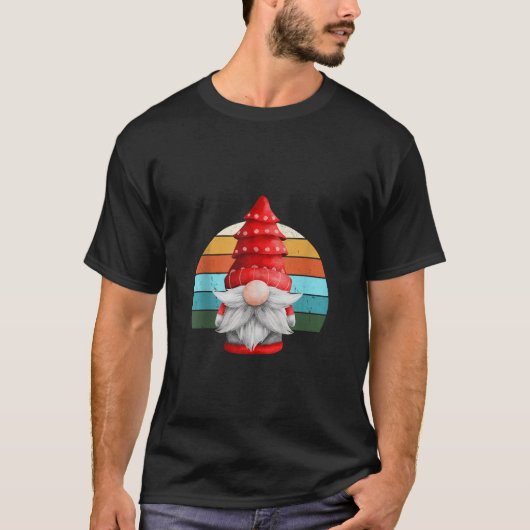 Gnome Santa Christmas Tree Lights Xmas Teens Tank (Vorderseite)