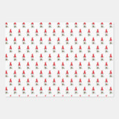Gnome Santa Geschenkpapier Set (Vorderseite 2)