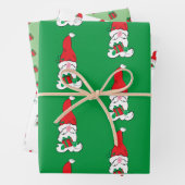 Gnome Santa Geschenkpapier Set (Beispiel)