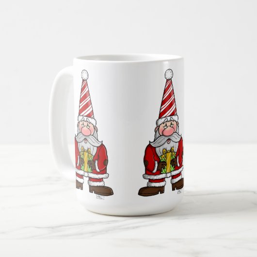 Gnome Santa Tasse (Vorderseite Links)