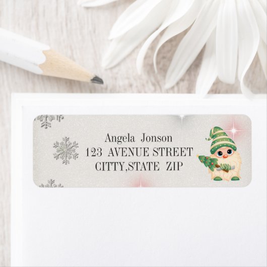 Gnome, Schneeflocken, Glitzer (Insitu)