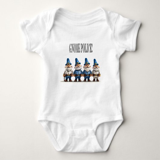 Gnome-Serie Baby Strampler (Vorderseite)