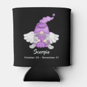Gnome Skorpio Astrologie Signatur Engel Dosenkühler (Rückseite)
