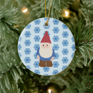 Gnome Snowflake Illustration Kunst, Dichtung und M Keramik Ornament