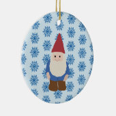 Gnome Snowflake Illustration Kunst, Dichtung und M Keramik Ornament (Rechts)