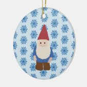 Gnome Snowflake Illustration Kunst, Dichtung und M Keramik Ornament (Links)