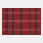 Gnome Snowflake Illustrationen Weihnachtsmuster Geschenkpapier Set (Vorderseite 3)