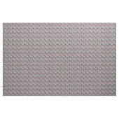 Gnome Snowflake Illustrationen Weihnachtsmuster Stoff (Yard (91,4 cm))