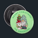 Gnome Snowman Christmas Favor Flaschenöffner<br><div class="desc">Gnome Snowman Weihnachts-Party maßgeschneiderte Gastgeschenk Flasche für ein Party,  Bar oder offene Haus.</div>