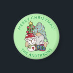 Gnome Snowman Christmas Magnet<br><div class="desc">Gnome Snowman Weihnachts-Party benutzerdefinierte Party-Magnet für ein Party,  Bar oder offenen Haus.</div>