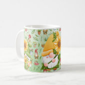 GNOME Sonnenblume, für Gnome-Fans, Kaffee Kaffeetasse (Vorderseite Links)