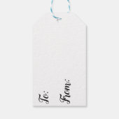 Gnome Sonnenblume Geburtstag Geschenkanhänger (Rückseite)