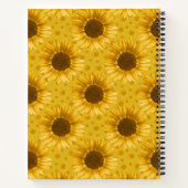 Gnome Sonnenblumenmärchen Notizblock (Rückseite)