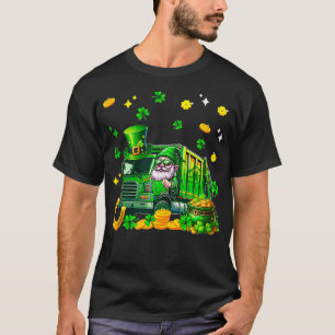 Gnome Sonnenbrille Fahren Müll LKW Patricks Da T-Shirt