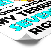 Gnome Sorry I'm Cranky Im Going Through My Terribl Poster (Ecke)