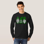 Gnome St Patrick Day Irish Green Saint Patrick Luc T-Shirt (Vorne ganz)
