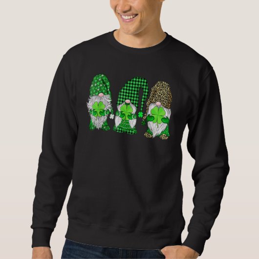 Gnome St Patrick S Day Irish Gnome Sweatshirt (Vorderseite)