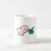 Gnome St Patricks Day Shenanigans Gnomies Kleeblat Kaffeetasse (Mittel)