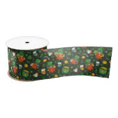 Gnome St. Patrick's Day Wrapping Paper Satinband (Spule)
