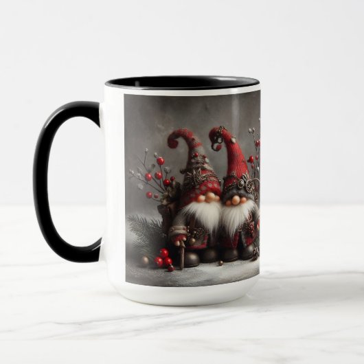 Gnome SteamPunk Weihnachtskaffee Tasse Cup (Links)