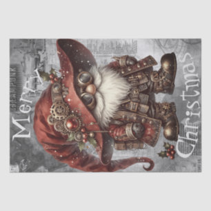 Gnome Steampunk Winter Weihnachten Seidenpapier