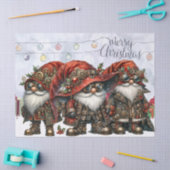 Gnome Steampunk Winter Weihnachten Seidenpapier (Basteln)