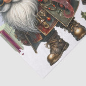 Gnome Steampunk Winter Weihnachten Seidenpapier (Detail)