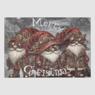 Gnome Steampunk Winter Weihnachten Seidenpapier