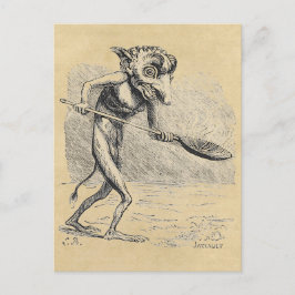 Gnome Stirs the Cauldron Postkarte