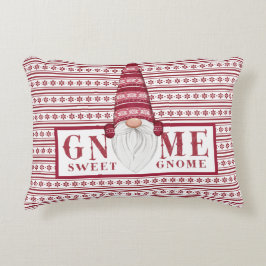 Gnome Sweet Gnome Accent Pillow Dekokissen