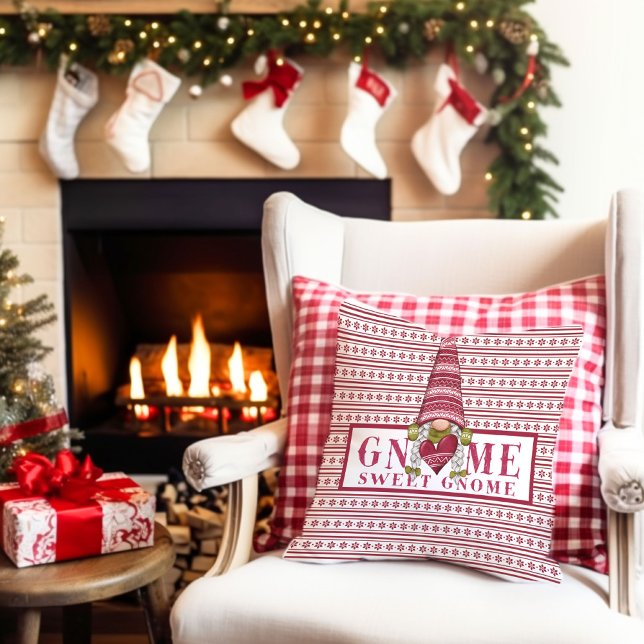 Gnome Sweet Gnome Accent Pillow Kissen (Von Creator hochgeladen)