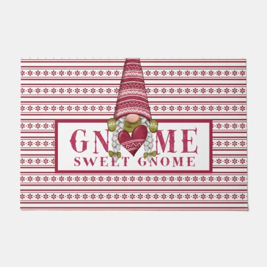Gnome Sweet Gnome Doormat Fußmatte (Vorderseite)